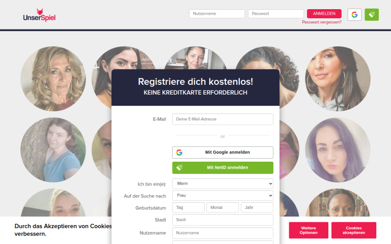 unserspiel.com Erfahrungen & Bewertungen Webseite Screenshot