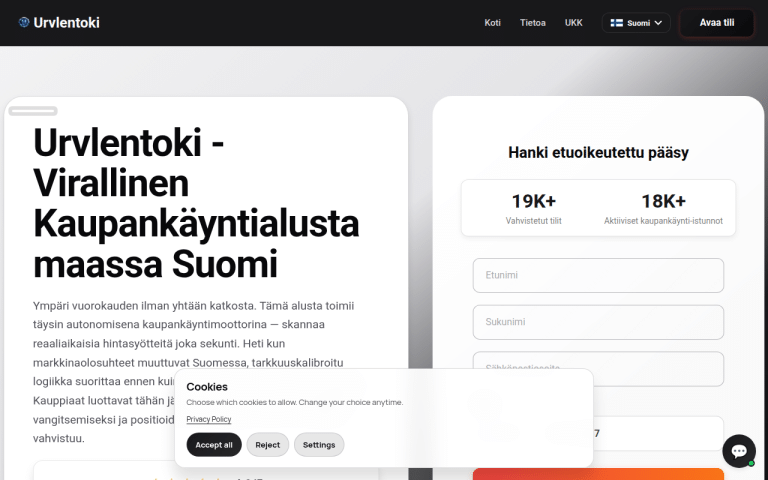 urvlentoki.com Erfahrungen & Bewertungen Webseite Screenshot