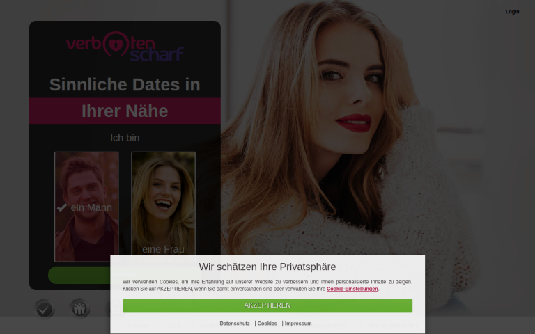 verboten-scharf.de Erfahrungen & Bewertungen Webseite Screenshot