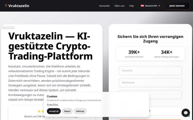 vruktazelin.at Erfahrungen & Bewertungen Webseite Screenshot