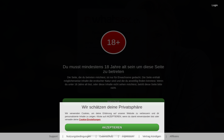 whatsex.ch Erfahrungen & Bewertungen Webseite Screenshot