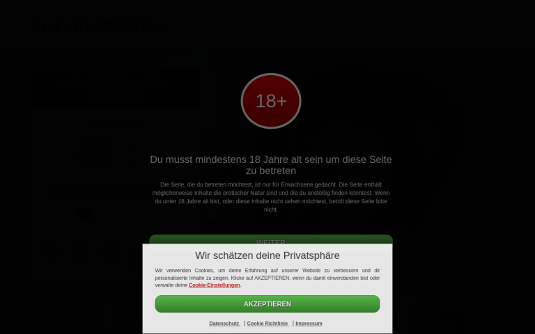 whatssexdate.com Erfahrungen & Bewertungen Webseite Screenshot