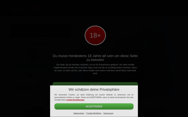 wildemilf.com Erfahrungen & Bewertungen Webseite Screenshot