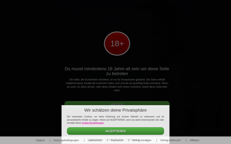 willigemilfs.de Erfahrungen & Bewertungen Webseite Screenshot