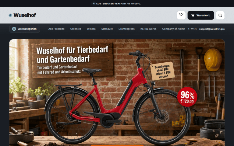 wuselhof.pro Erfahrungen & Bewertungen Webseite Screenshot