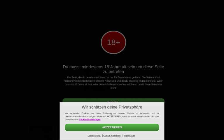xdate18.tv Erfahrungen & Bewertungen Webseite Screenshot