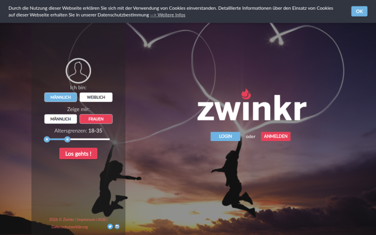 zwinkr.de Erfahrungen & Bewertungen Webseite Screenshot
